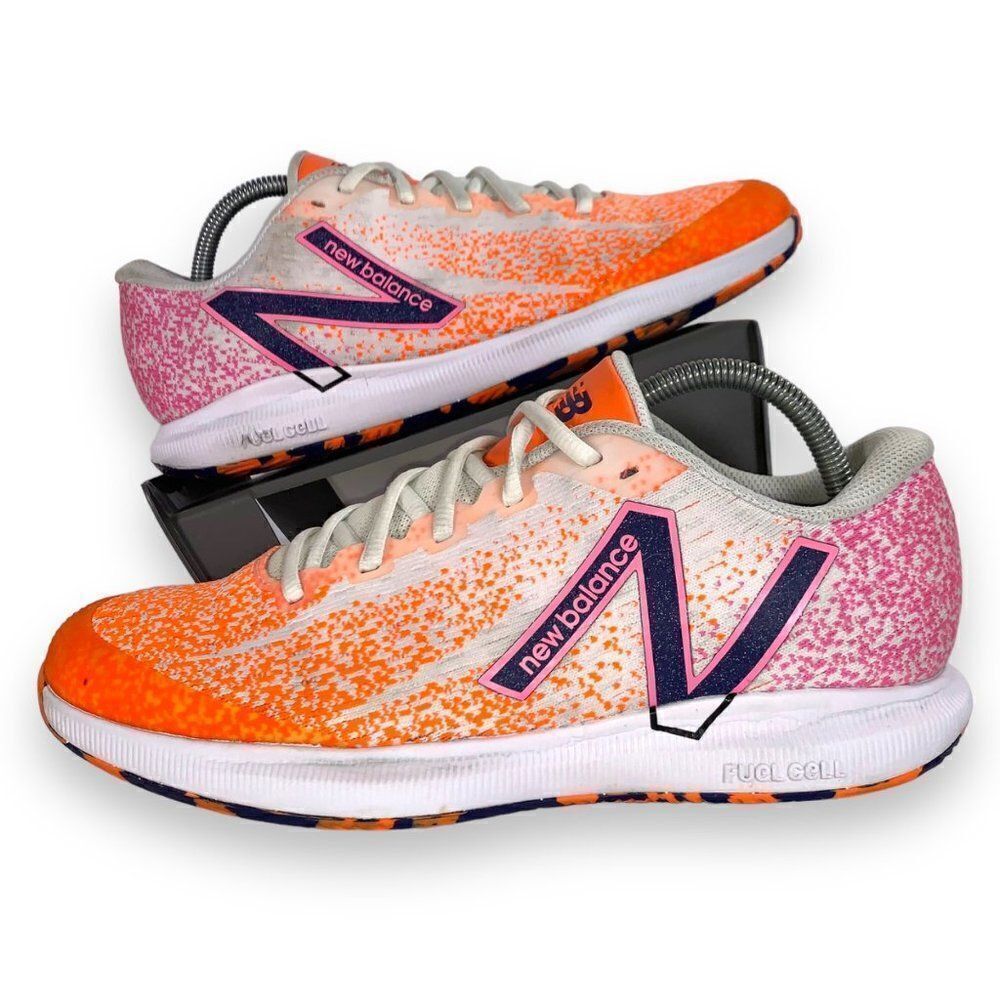 New Balance Fuelcell 996v4 Hard Court White / Orange / Pink Women's 10.5